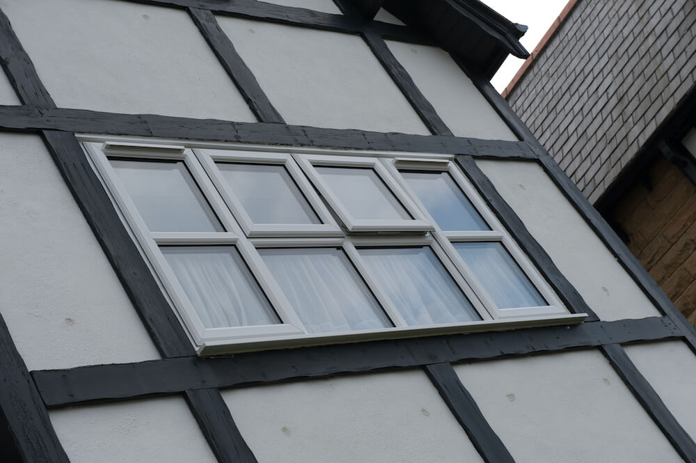white double glazing casement window