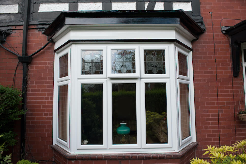 white bay flush windows upvc