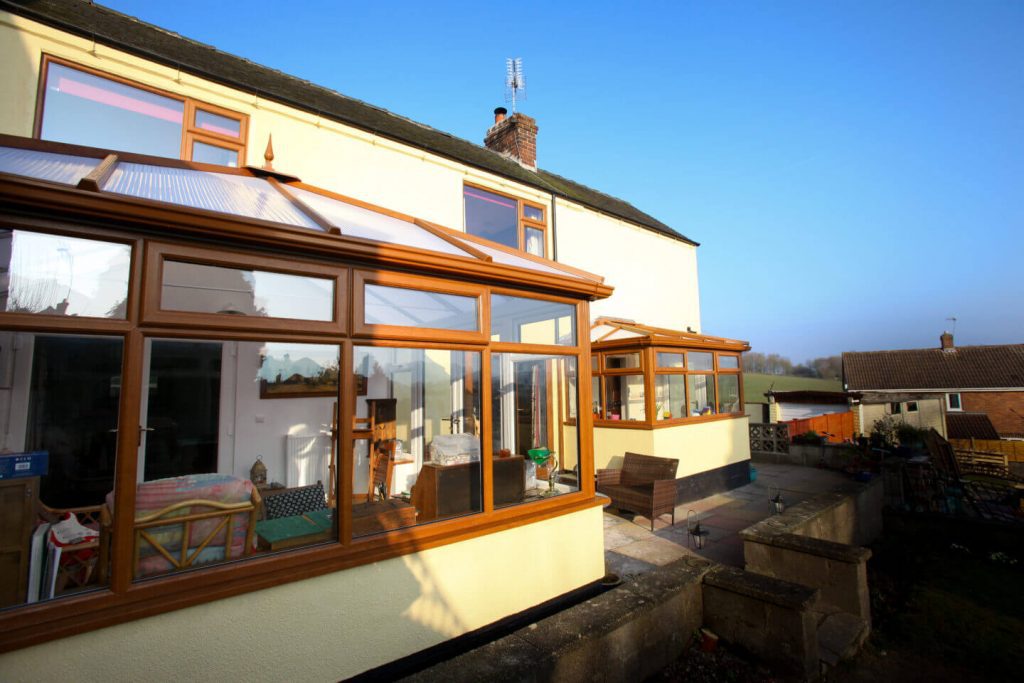 brown edwardian conservatory